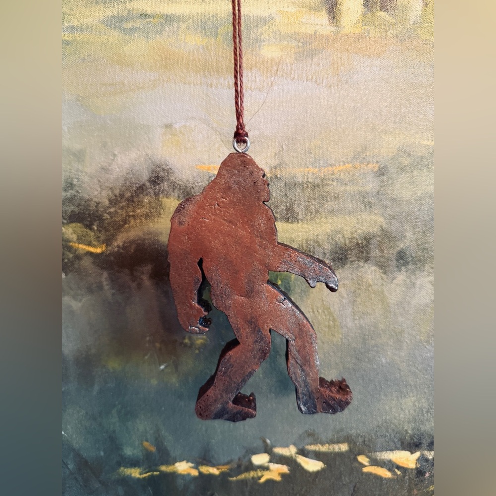 Rustic Brown Sasquatch Car Freshie